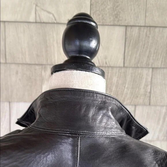 Banana Republic Black Leather Jacket - Picture 8 of 8